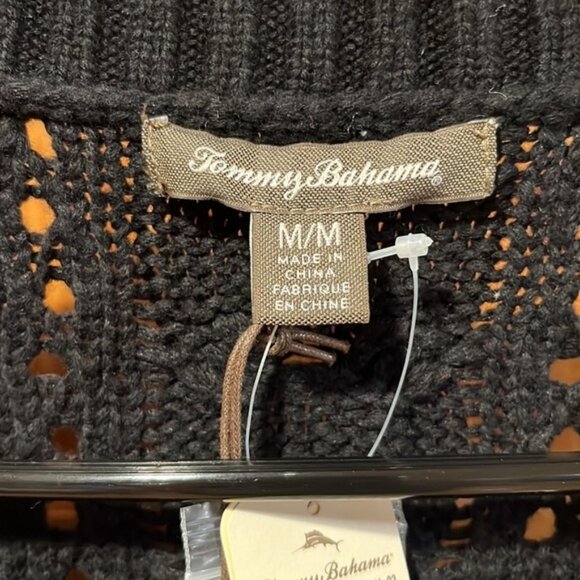 NWT Tommy Bahama Larchmont  cable pullover size medium. - Picture 2 of 6